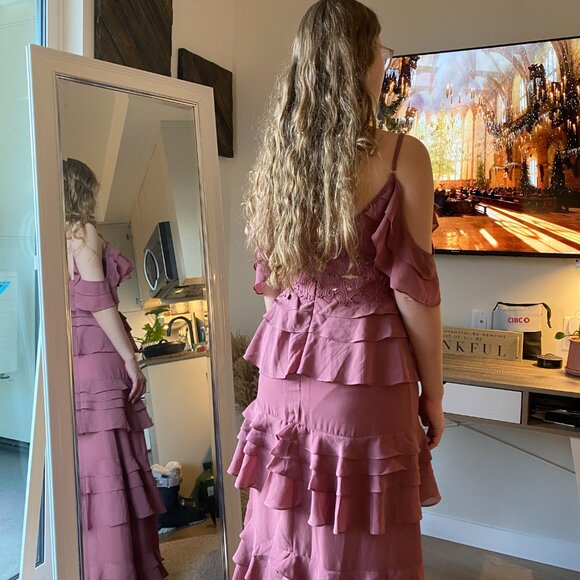 Prom / graduation pink dress - Picture 3 of 7